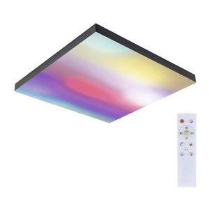 Paulmann Velora Rainbow LED-Deckenleuchte in Schwarz und Bunt, modernes Design