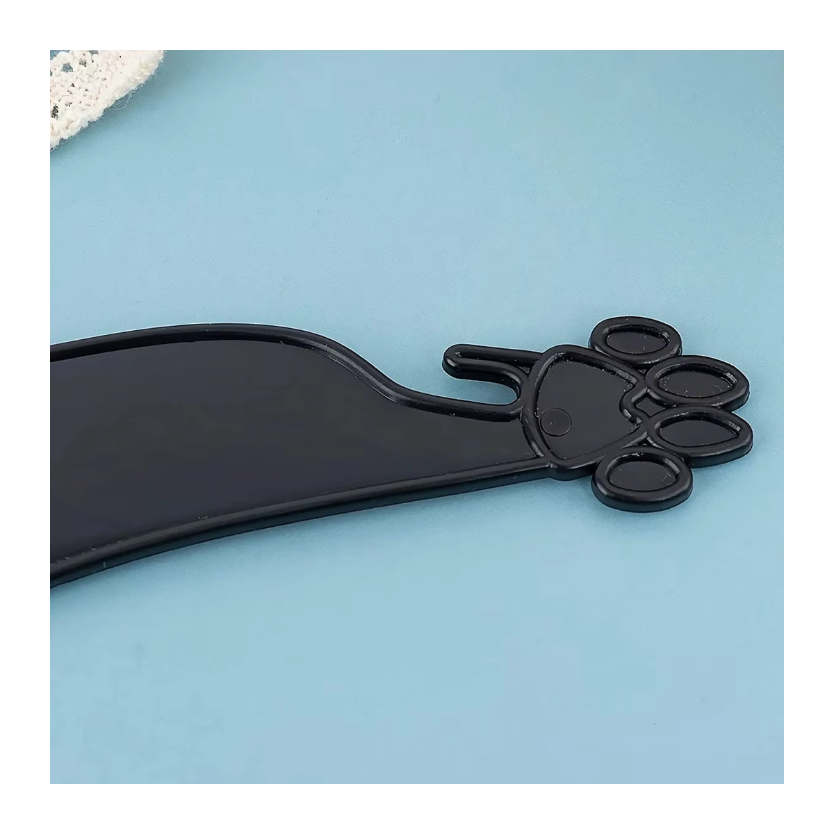 PawPet Anti-Slip Kleiderbügel für Hund und Katze aus Kunststoff in Schwarz, 5 Stück - Bild 3