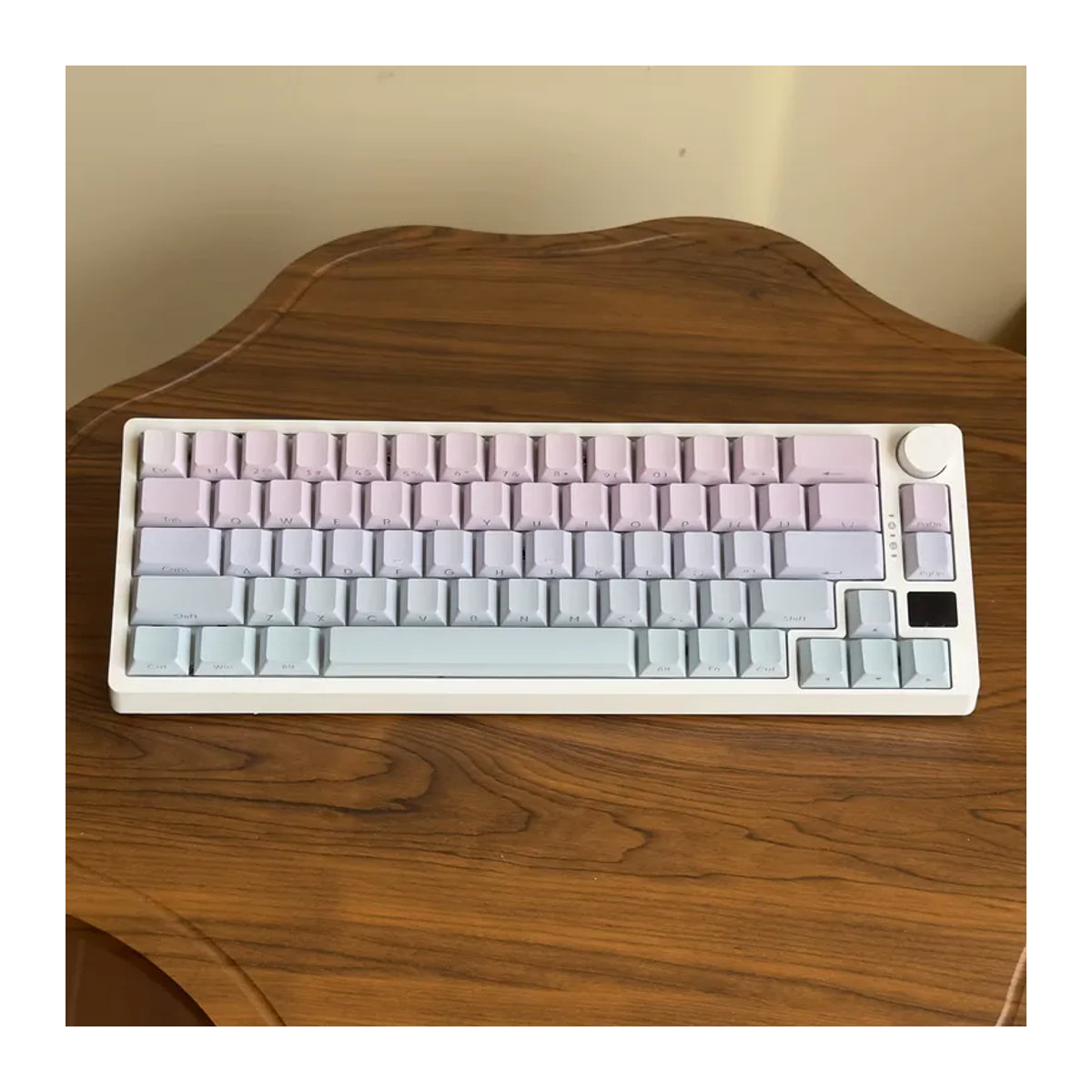 PBT Tastenkappen Set mit Farbverlauf und seitlicher Beschriftung, 127 Tasten im Cherry Profil für Cherry MX Switches, Mehrfarbig - Bild 2