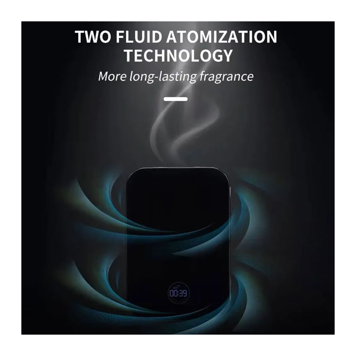 PDQ Elektrischer Aromatherapie-Diffusor Wandmontiert Schwarz Modernes Design für Große Räume - Bild 3