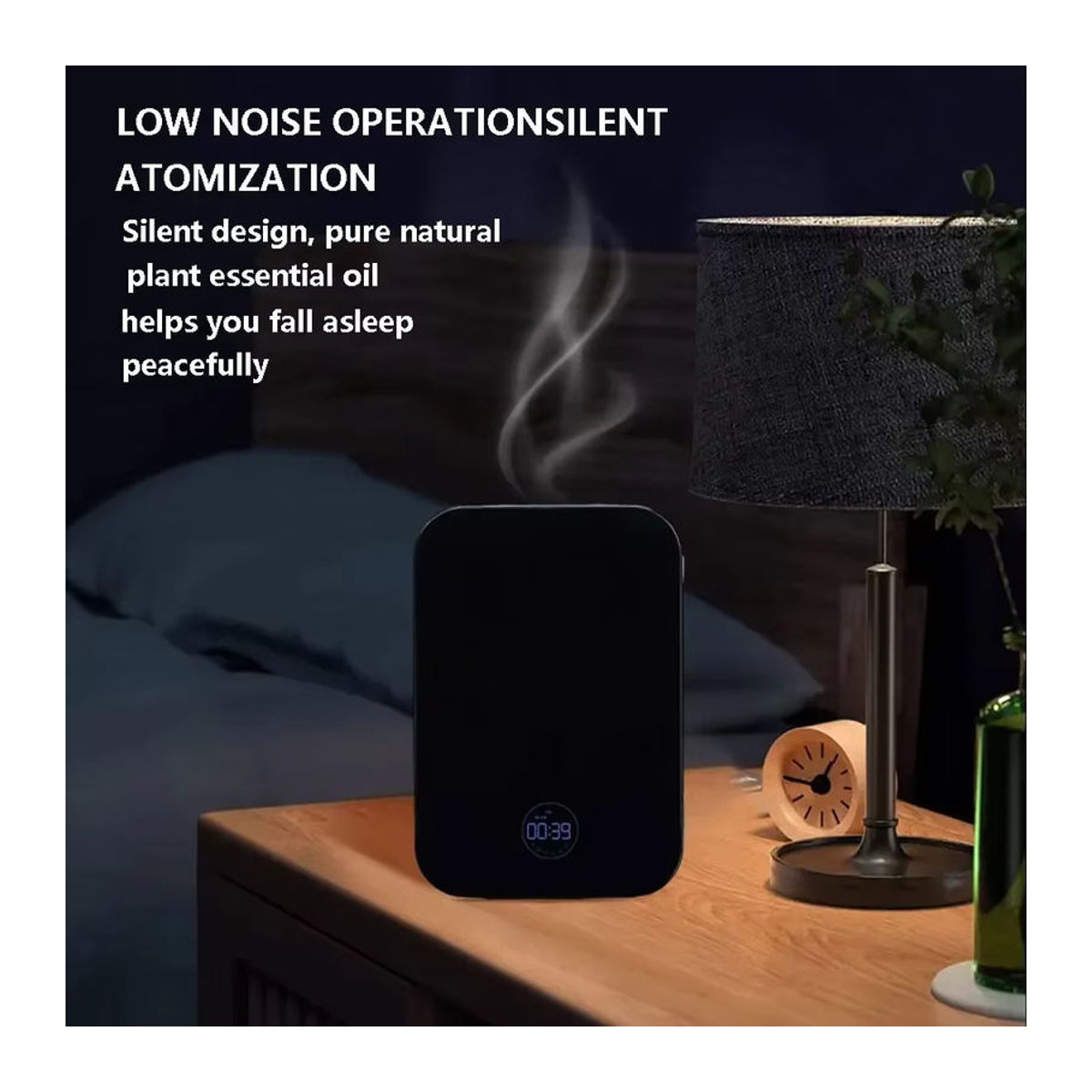 PDQ Elektrischer Aromatherapie-Diffusor Wandmontiert Schwarz Modernes Design für Große Räume - Bild 4