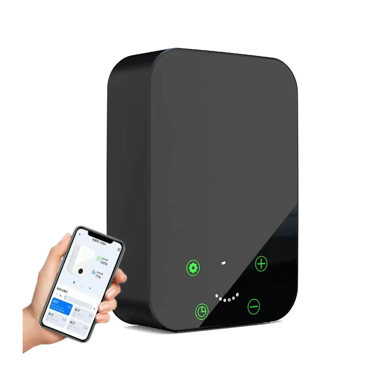 PDQ Elektrischer Aromatherapie-Diffusor Wandmontiert Schwarz Modernes Design für Große Räume - Bild 7