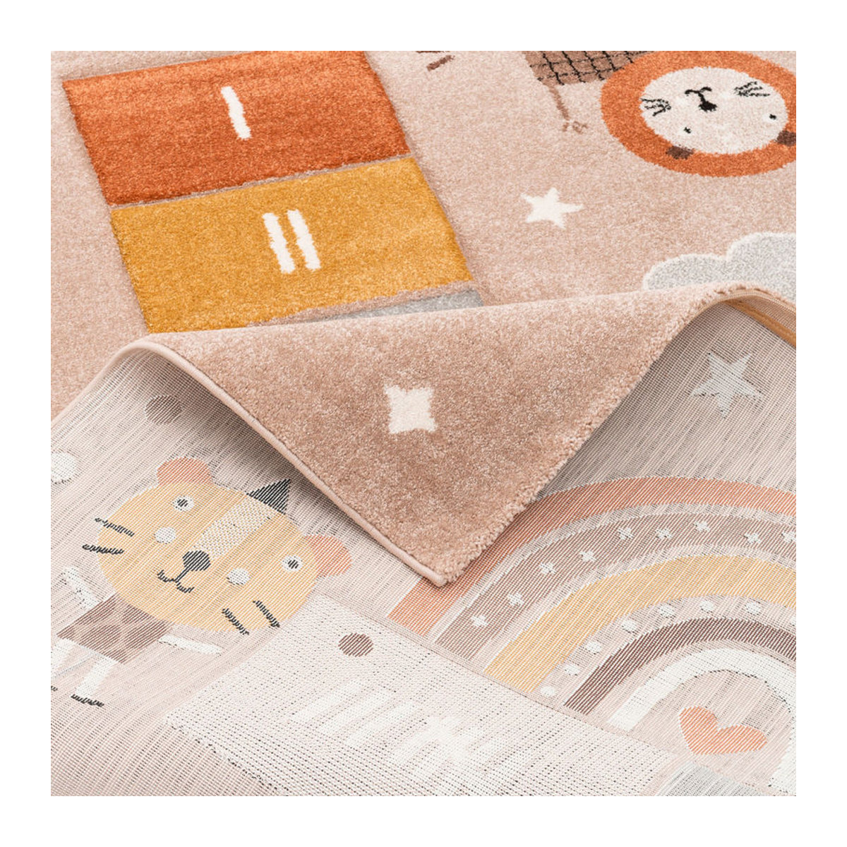 Pergamon Kinder Teppich Maui Kids Spielwelt in Mehrfarbig und Beige - Bild 2