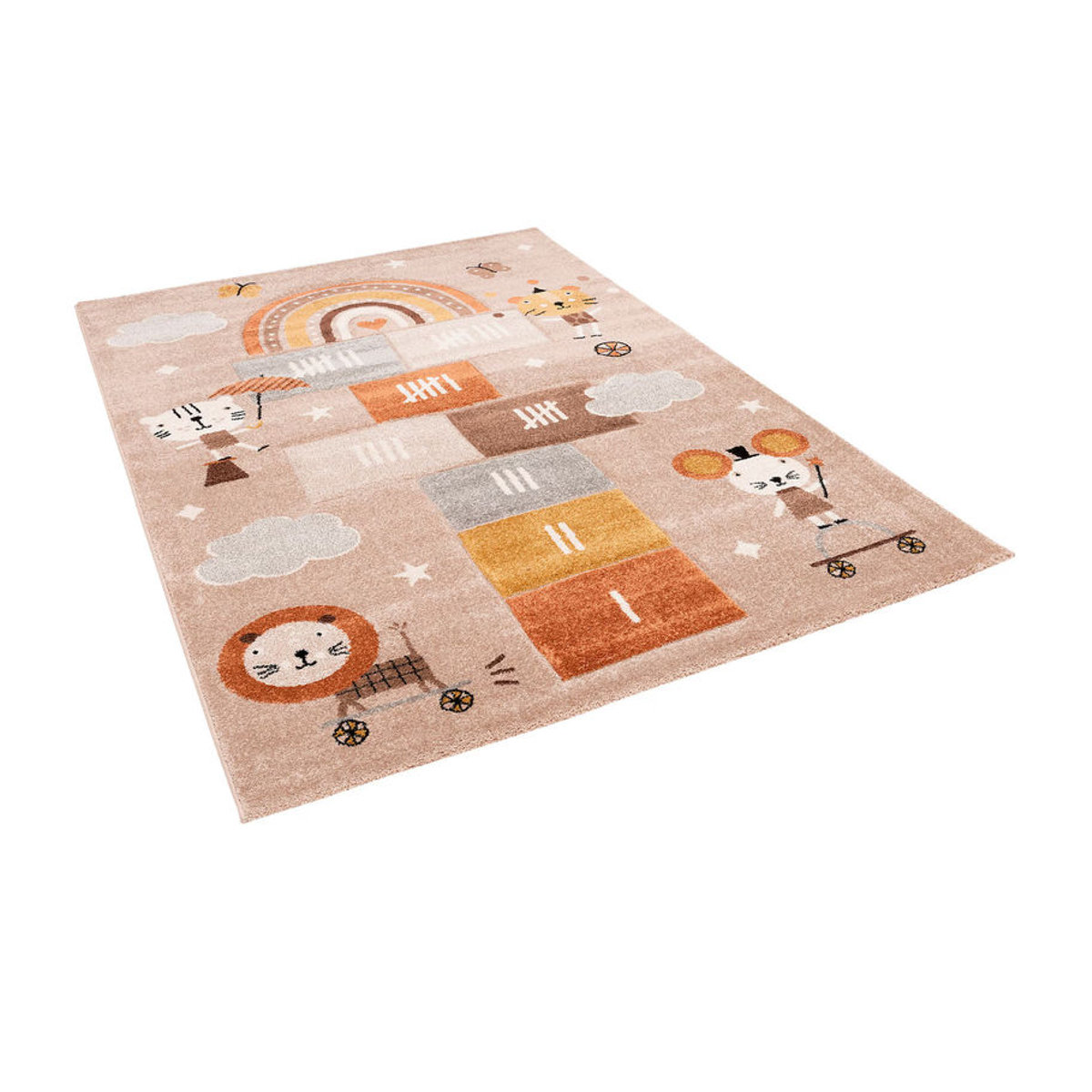 Pergamon Kinder Teppich Maui Kids Spielwelt in Mehrfarbig und Beige - Bild 3