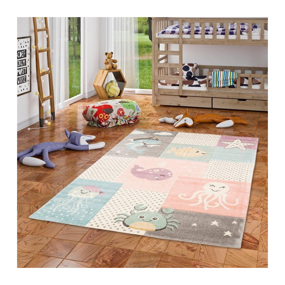 Pergamon Kinder Teppich Maui Kids Unterwasserwelt mehrfarbig - Bild 1
