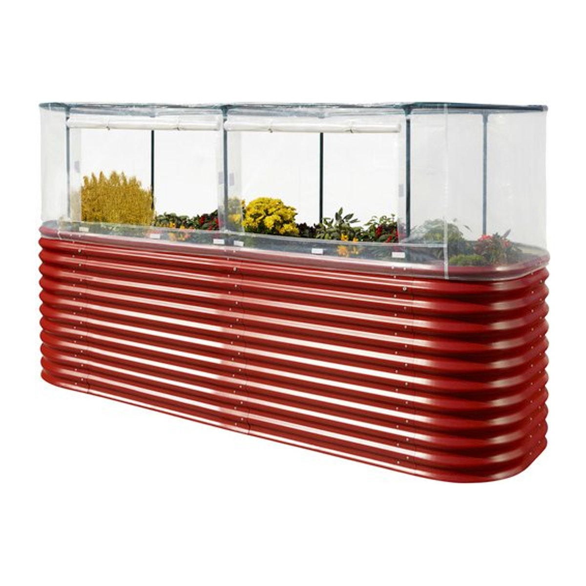PERGART Hochbeetabdeckung L transparent H x B: 95 x 238 cm - Bild 1