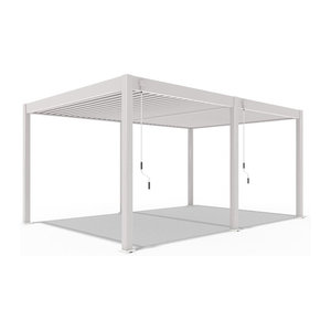 PergoLine Superior Pergola aus Aluminium in Beige, B: 360 cm, T: 530 cm