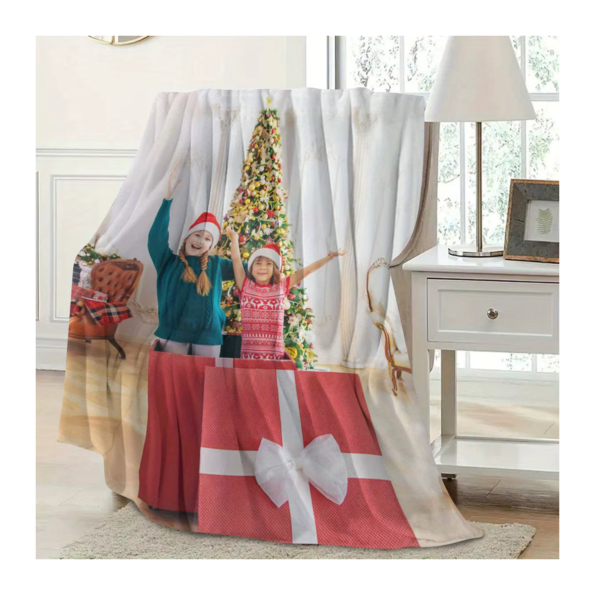 Personalisierte Flanelldecke von Sandra Rich in Mehrfarbig, individuell gestaltbare Fleece-Decke für warme Gedenkmomente - Bild 2