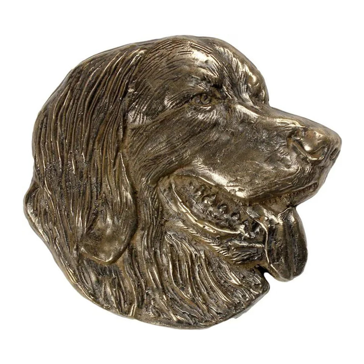 Personalisierte Hovawart Gedenktafel mit Widmung von Art-Dog in Braun aus Metall und Kunstharz - Bild 1