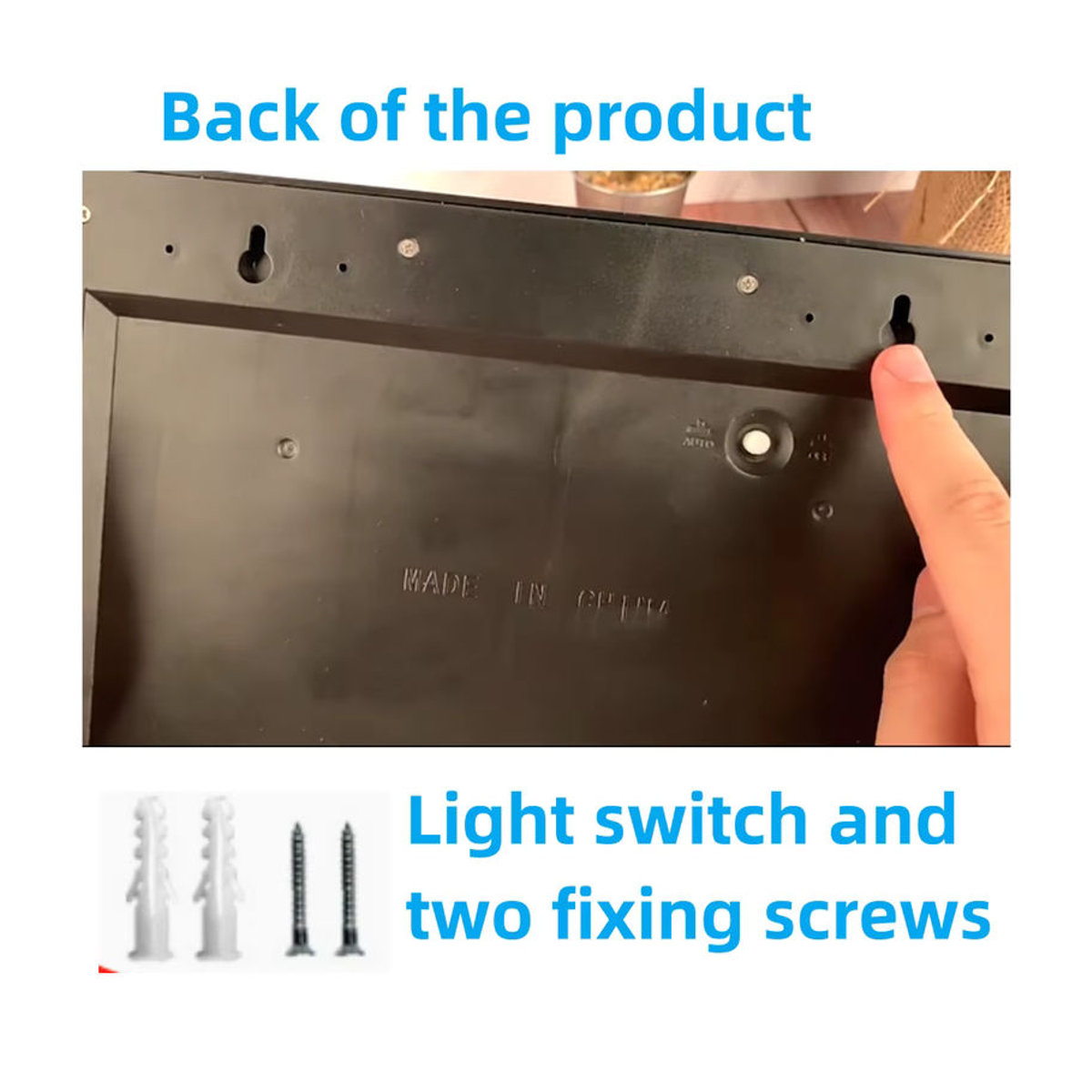 Personalisierte LED Hausnummer aus Acryl mit Solarleuchte, modernes lasergeschnittenes Adressschild in Schwarz/Weiß - Bild 2