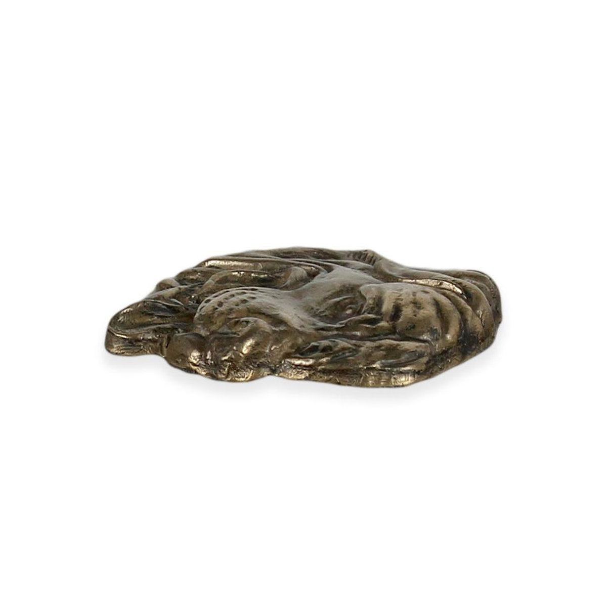 Personalisierte Rottweiler Gedenktafel von Art-Dog in Braun und Gold aus Metall und Kunstharz - Bild 2