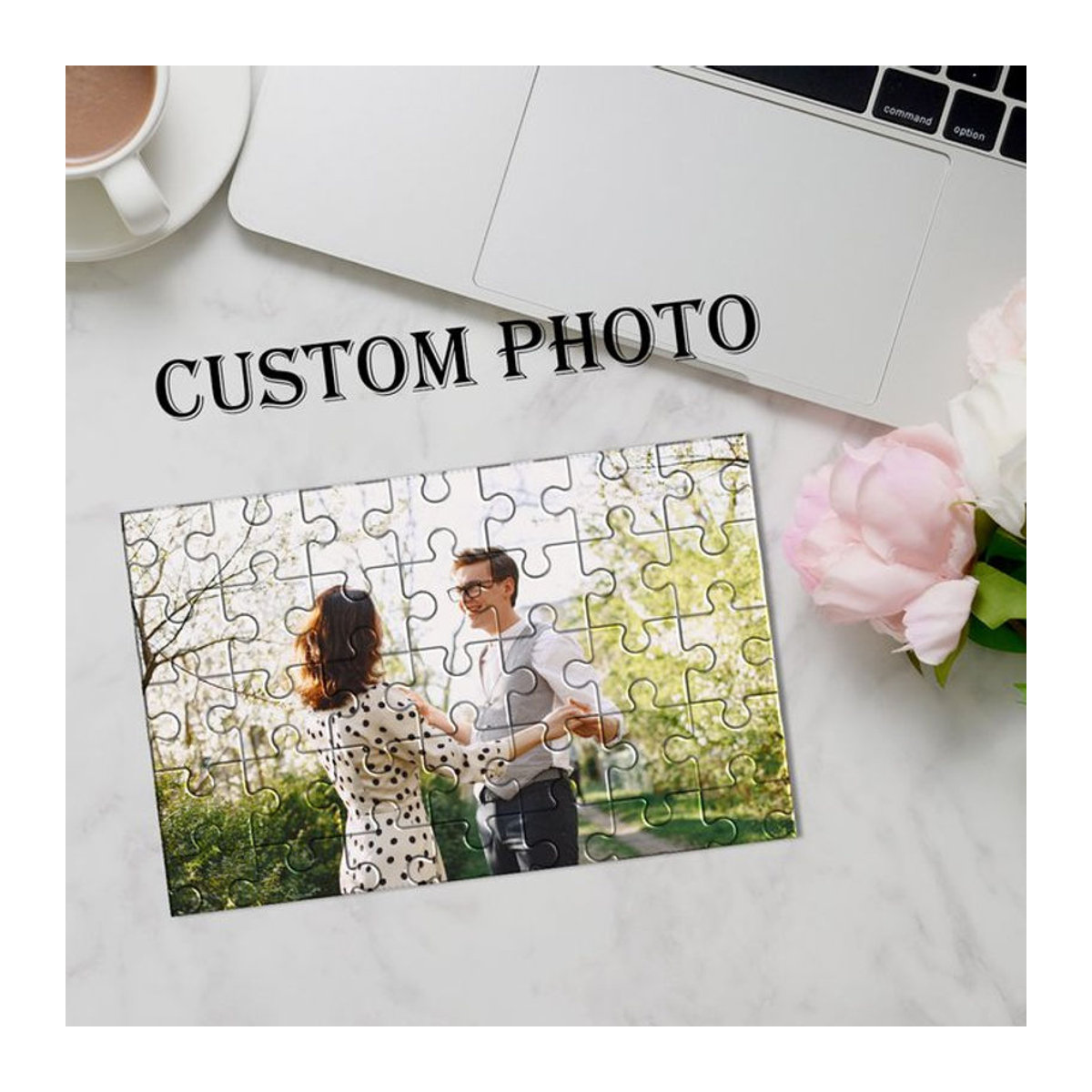 Personalisiertes Foto-Puzzle mit eigenem Motiv für die häusliche Dekoration, rechteckig und mehrfarbig - Bild 1
