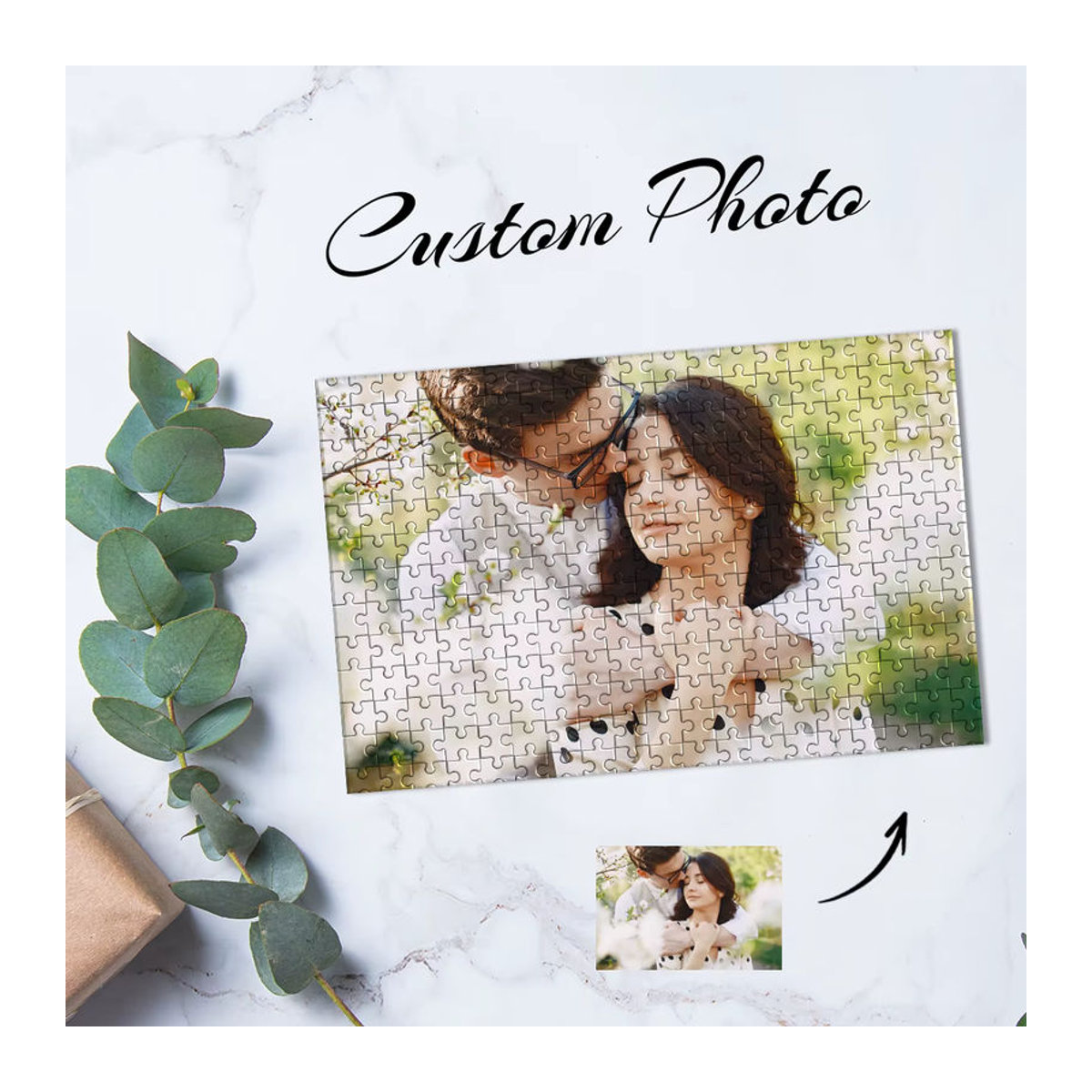 Personalisiertes Foto-Puzzle mit eigenem Motiv für die häusliche Dekoration, rechteckig und mehrfarbig - Bild 2