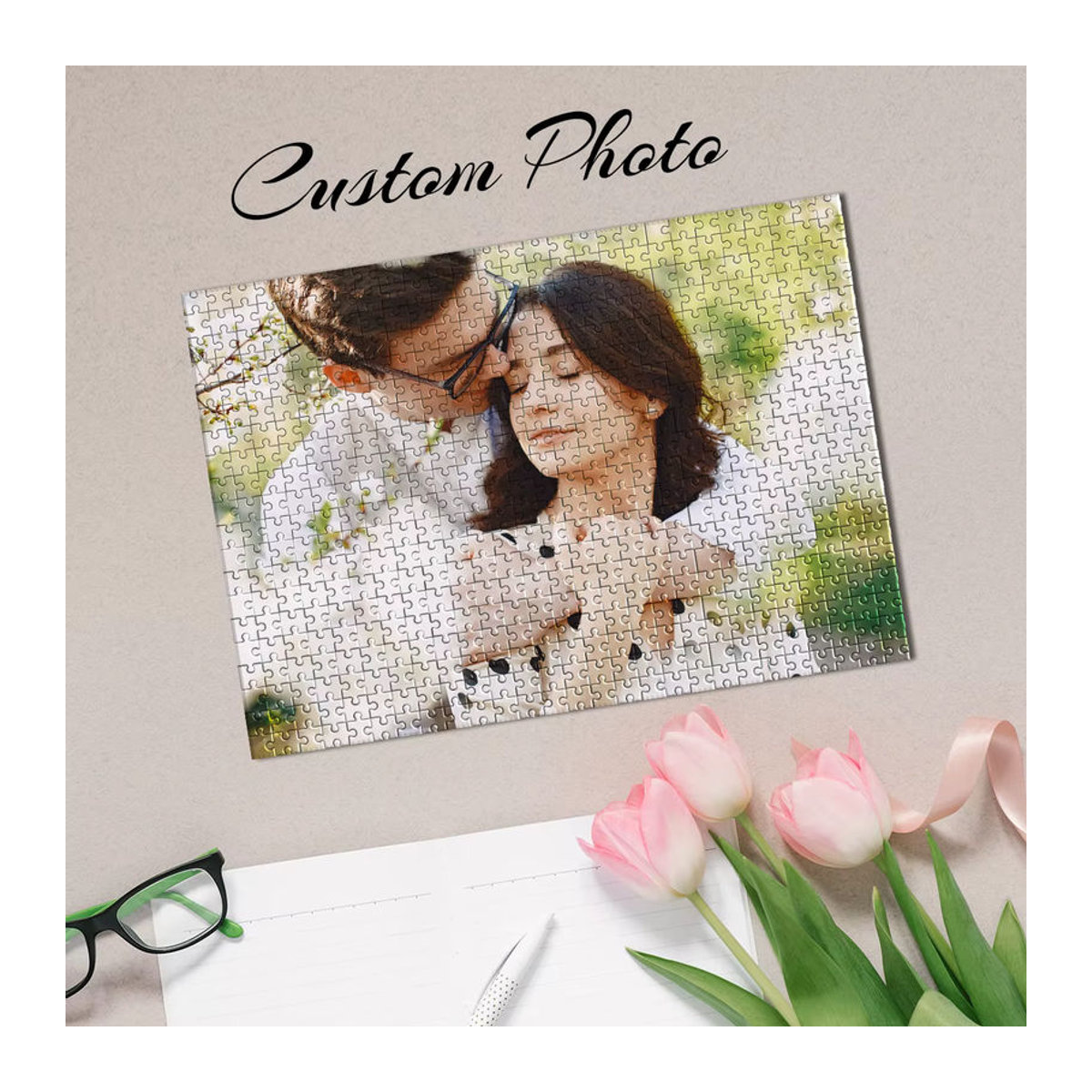 Personalisiertes Foto-Puzzle mit eigenem Motiv für die häusliche Dekoration, rechteckig und mehrfarbig - Bild 4
