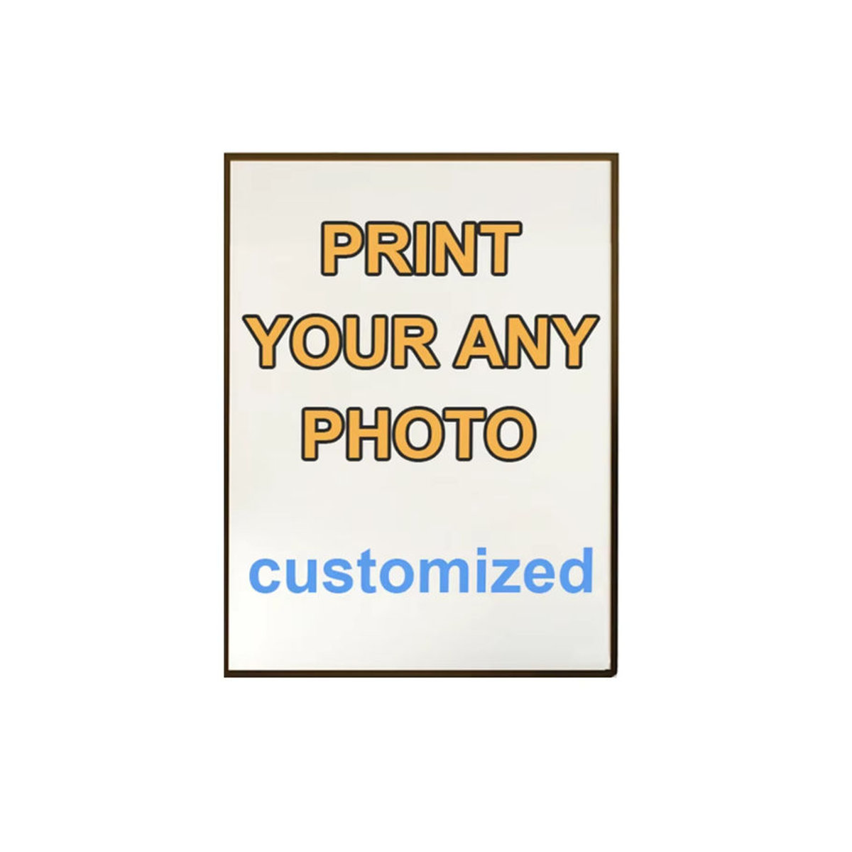 Personalisiertes Fotoposter als Leinwanddruck in Weiß für Wanddekoration und Geschenke, Hochformat, Rechteckig, Rahmenlos - Bild 4
