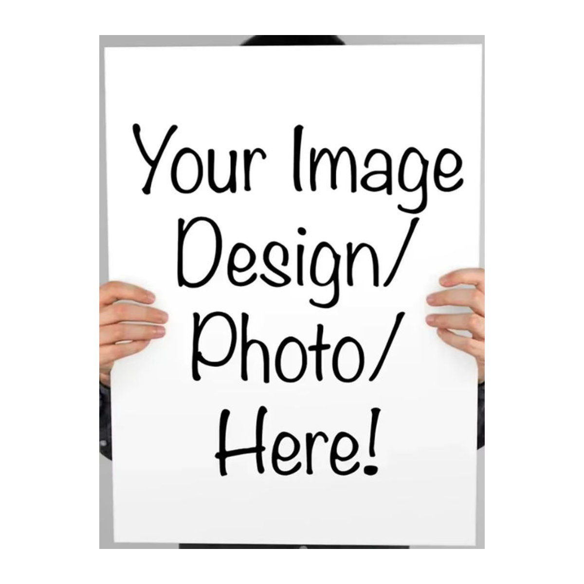 Personalisiertes Fotoposter auf Leinwand in Weiß, rechteckiges Hochformat für Hochzeiten, Geburtstage und Heimdekoration - Bild 3
