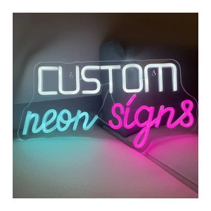 Personalisiertes LED-Neonschild von inneonlife in Bunt zur individuellen Wanddekoration für Geschäft, Hochzeit oder Party