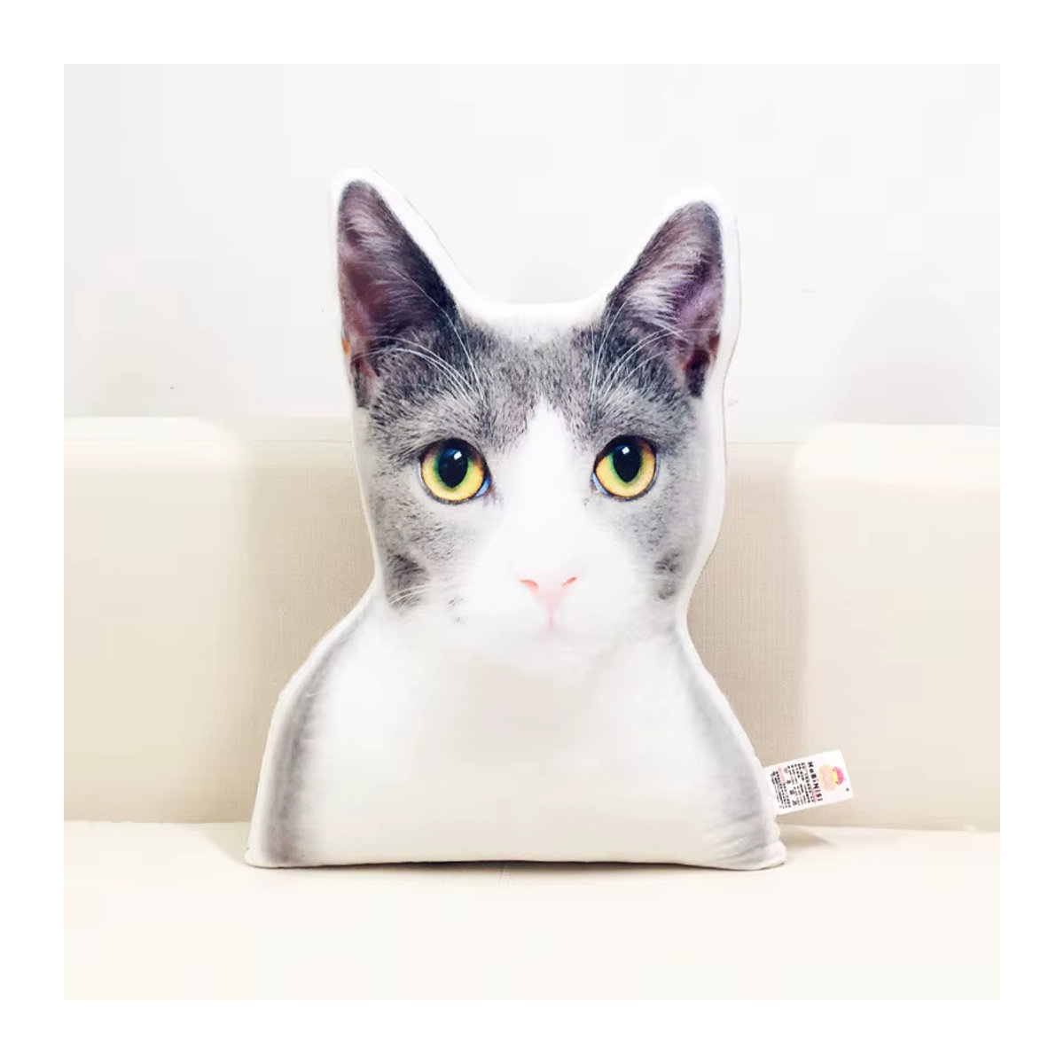 Personalisiertes Plüschkissen mit Fotoanpassung von Habinisi in Mehrfarbig für Hunde und Katzen als dekoratives Geschenk - Bild 4