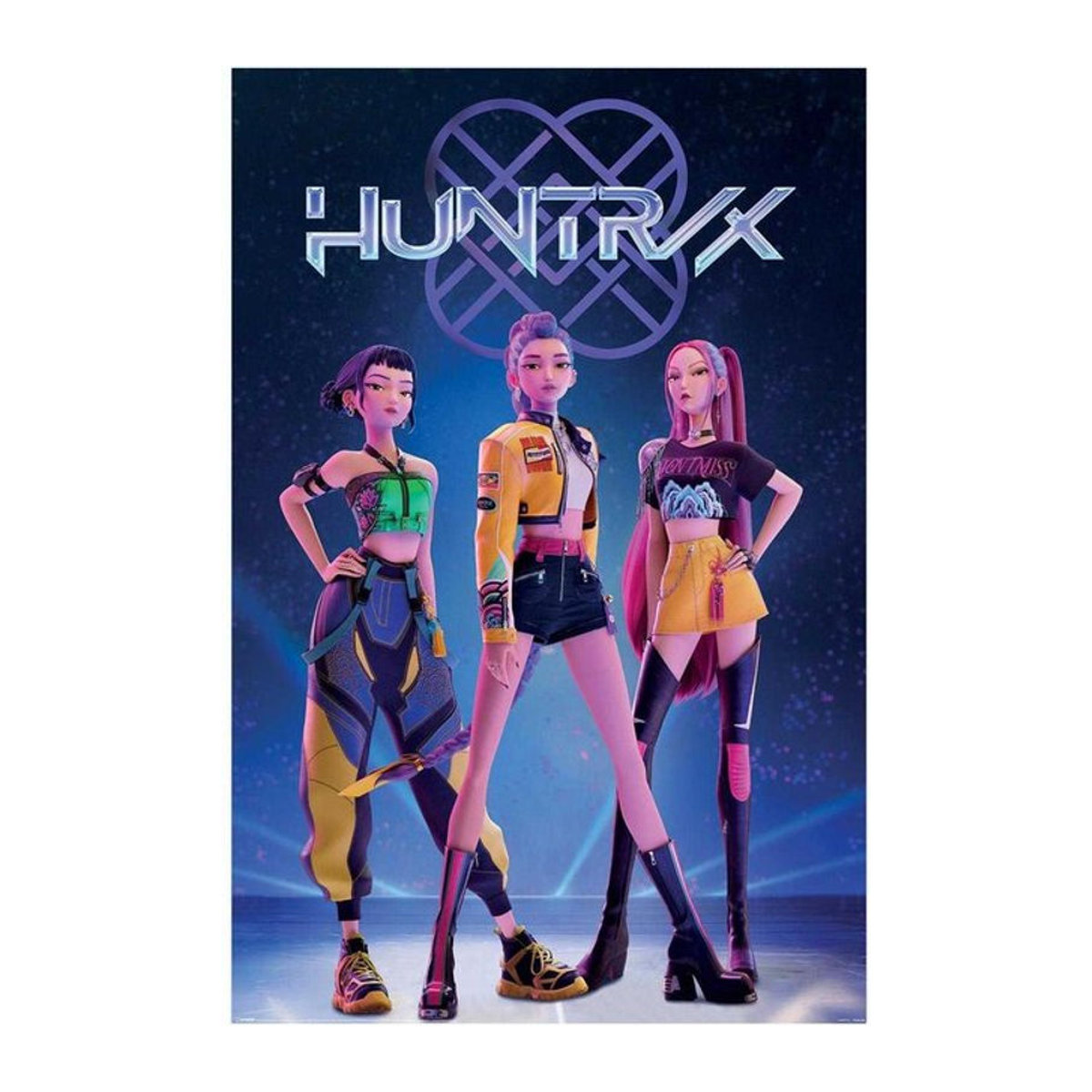 Pertemba FR - Apparel K-Pop Dämonenjäger Porträt Druck auf Papier, mehrfarbig, Breite: 91.5 cm - Bild 1