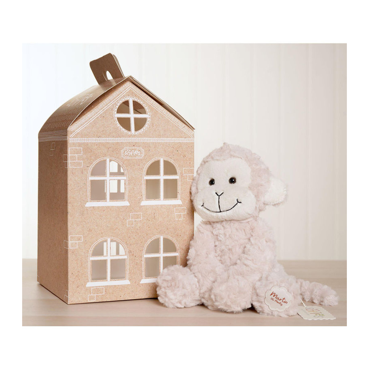 Pertemba Softies Plüschaffe in Braun und Beige, Höhe: 22 cm - Bild 2