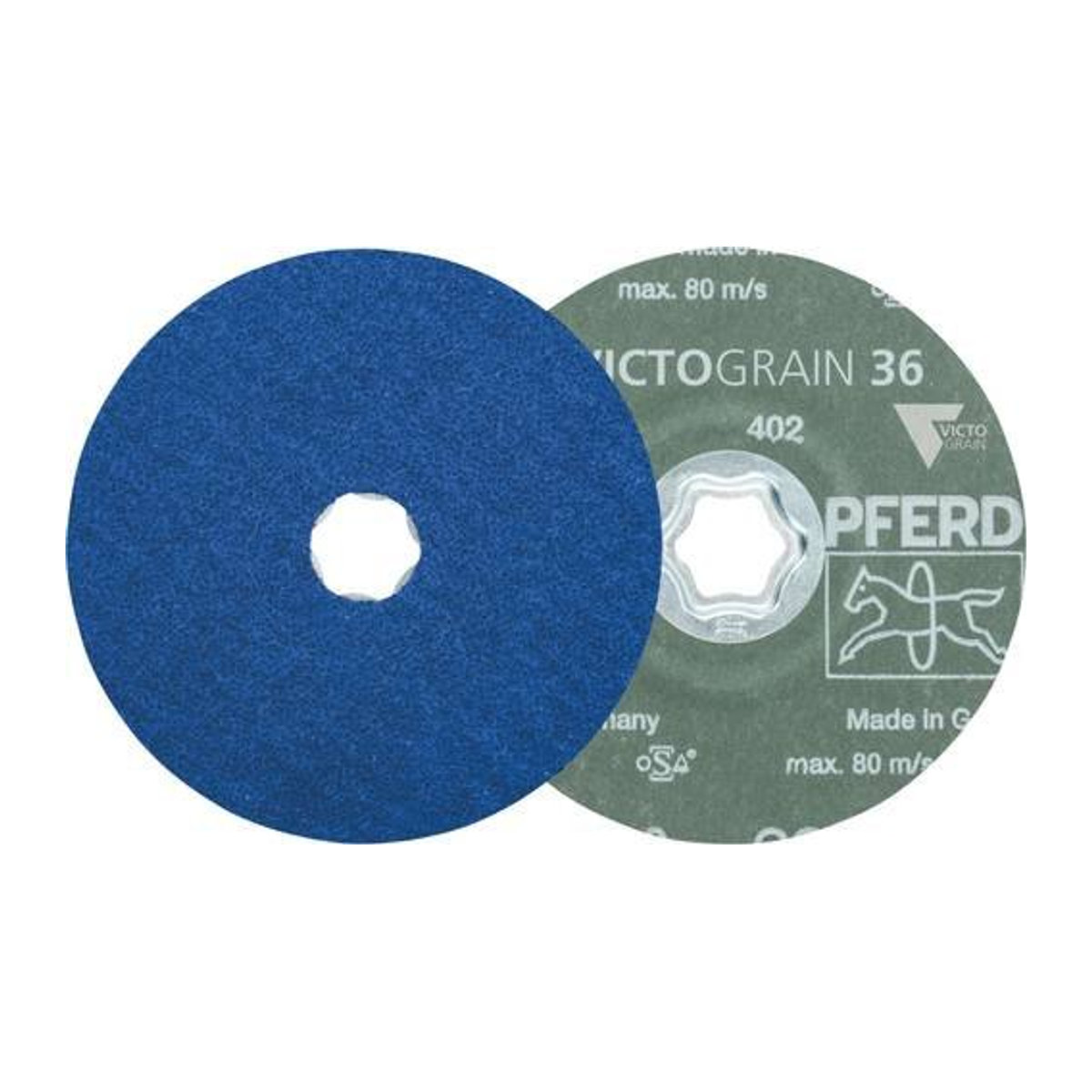 PFERD COMBICLICK Fiberscheibe VICTOGRAIN-COOL 36 Ø 115mm für Stahl und Edelstahl - Bild 1