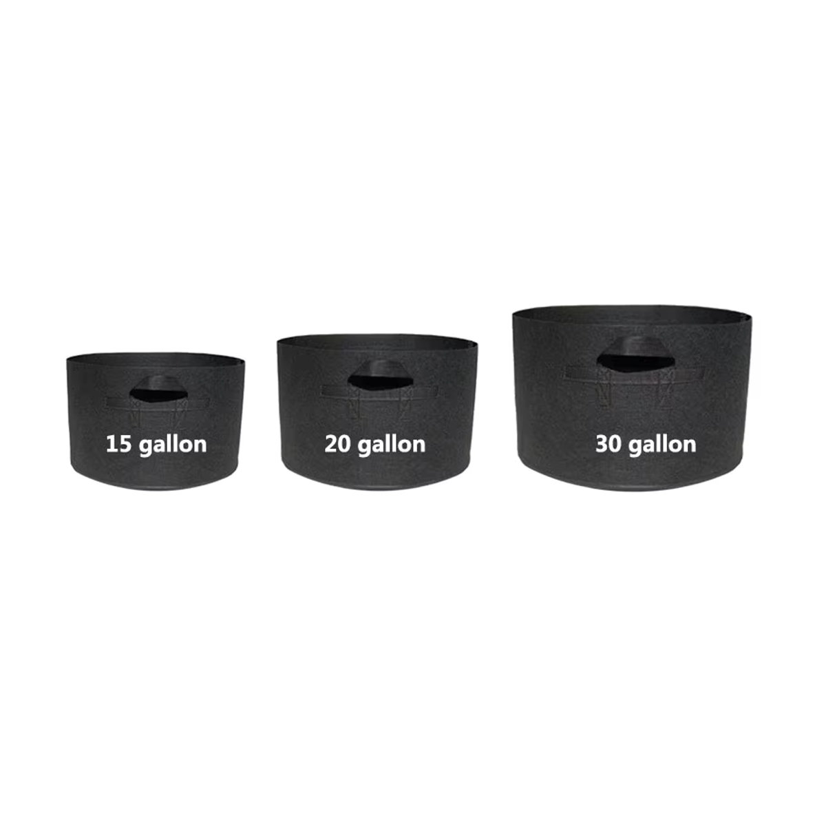 Pflanzenwachstumsbeutel für den Hausgarten zur Kultivierung von Obstpflanzen, Stofftopf in verschiedenen Größen von 1 bis 30 Gallonen - Bild 2