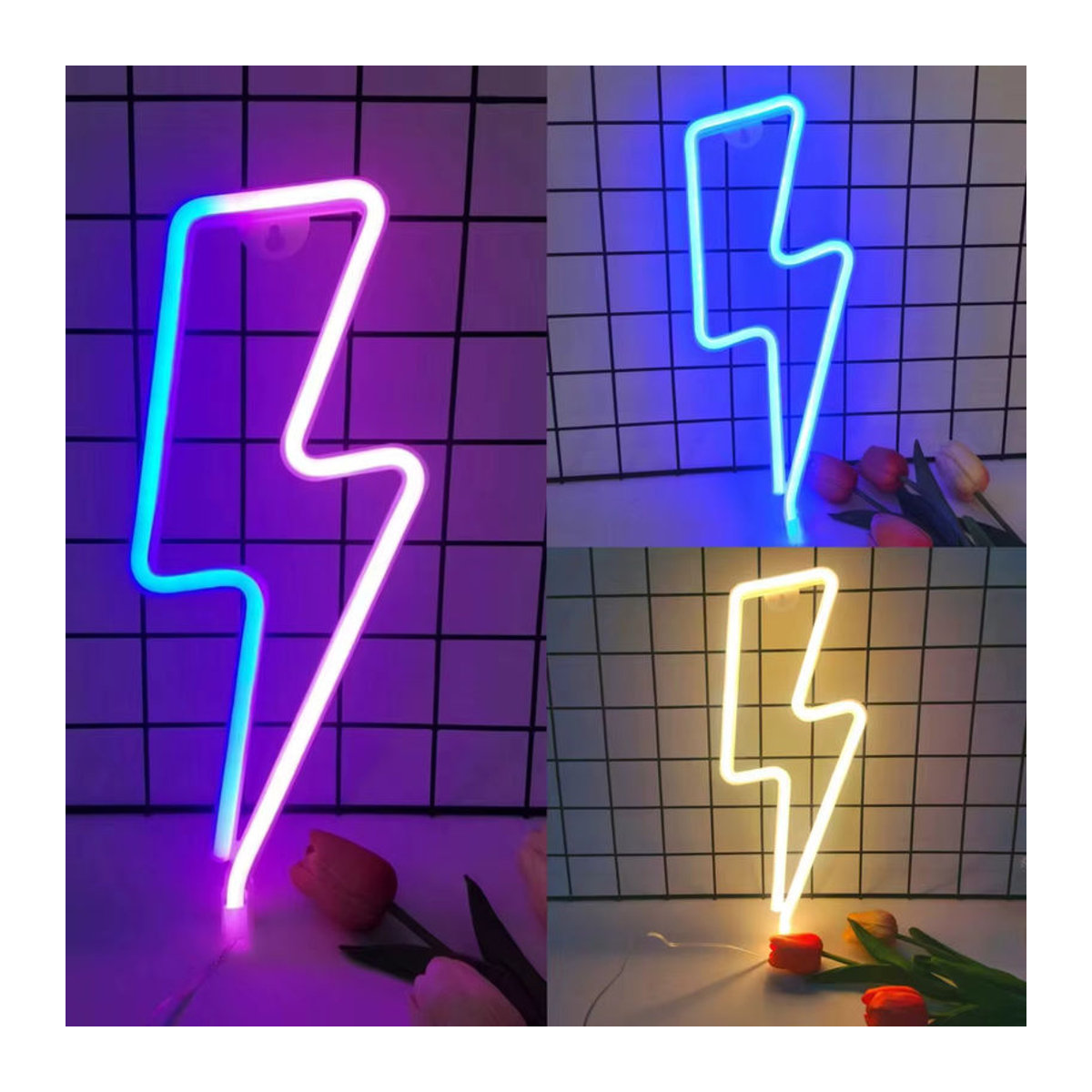 Phantasy Star LED Neonlicht in Blau und Bunt zur Dekoration für Schlafzimmer und Party via Batterie oder USB - Bild 2