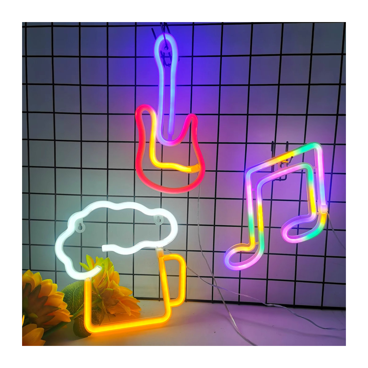 Phantasy Star LED-Neonschild in Bunt im Retro-Stil zur Festival-Dekoration - Bild 2