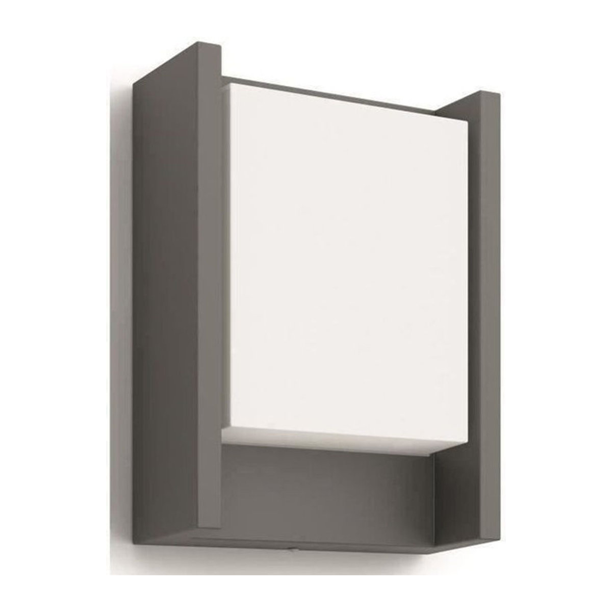 Philips Arbor Wandleuchte aus Aluminium in Anthrazit mit integrierter LED, Neutralweiß 4000K, 6 W, IP44 - Bild 1