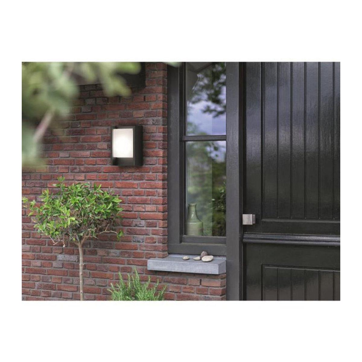 Philips Arbor Wandleuchte aus Aluminium in Anthrazit mit integrierter LED, Neutralweiß 4000K, 6 W, IP44 - Bild 2