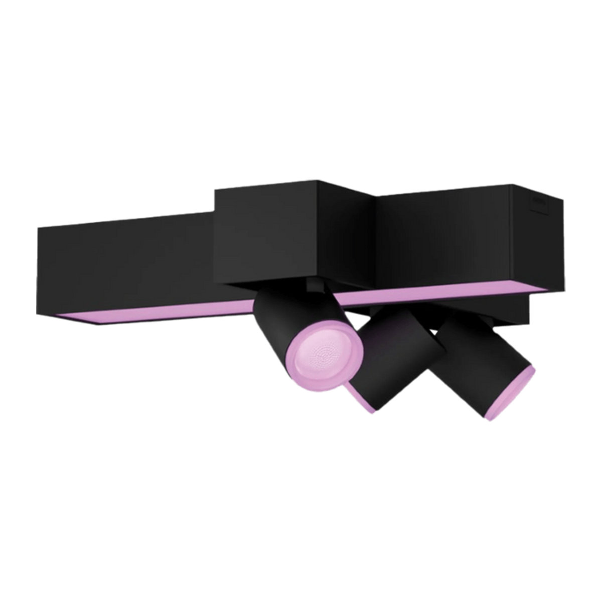 Philips Hue Centris Aufbauspot White & Color Strahler Set in Schwarz mit 4 GU10 Deckenspots - Bild 1