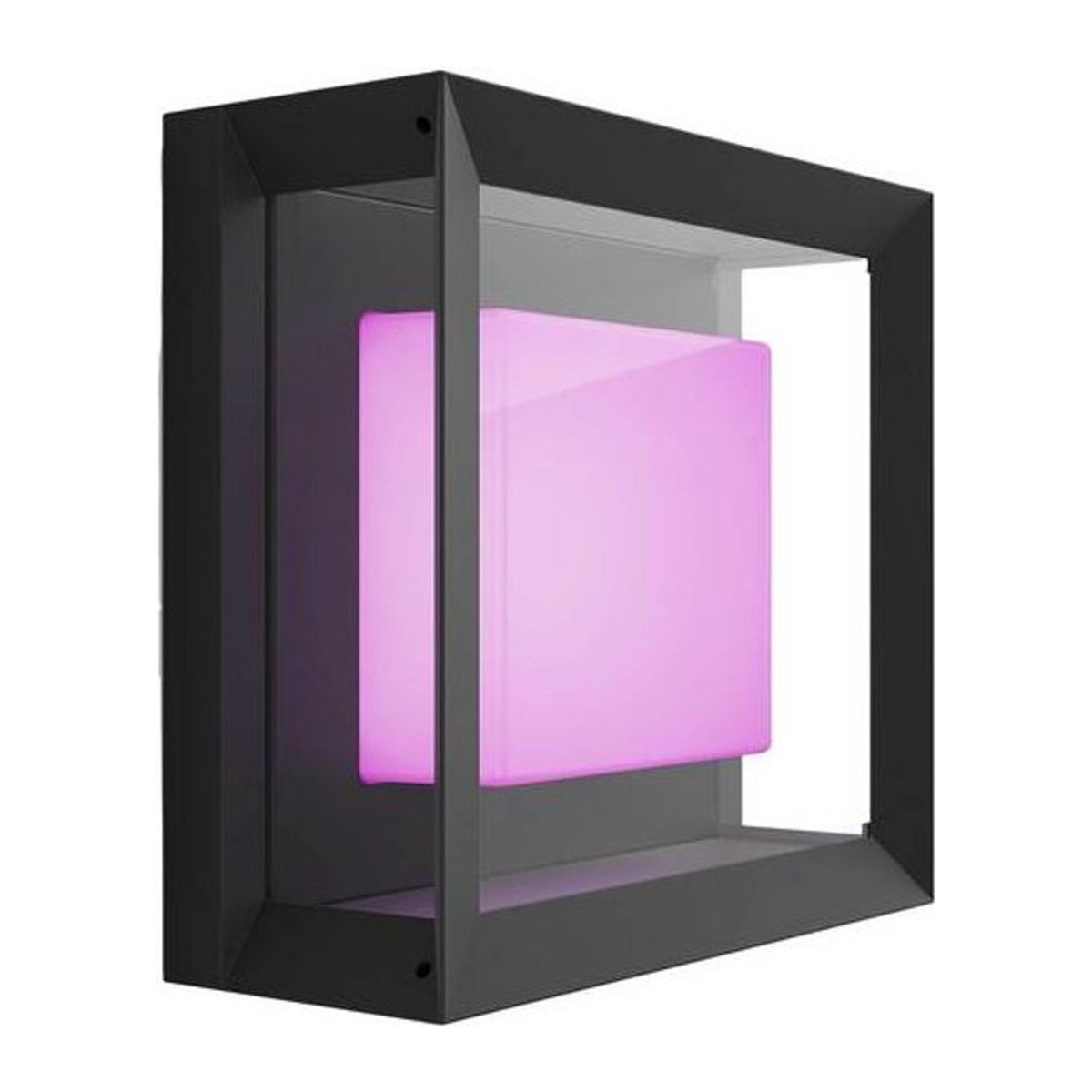 Philips Hue Econic LED Wandleuchte Schwarz Modern mit RGBW Licht und IP44 Schutz - Bild 2