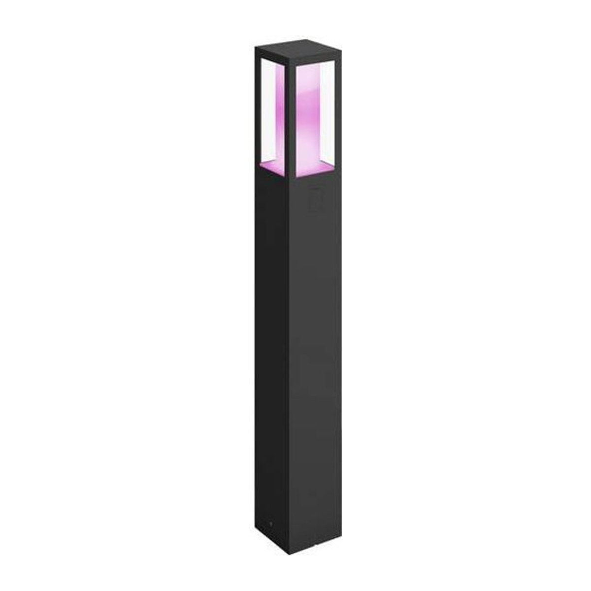 Philips Hue Impress LED Wegeleuchte Schwarz aus Glas und Metall mit Warmweiß Licht - Bild 2