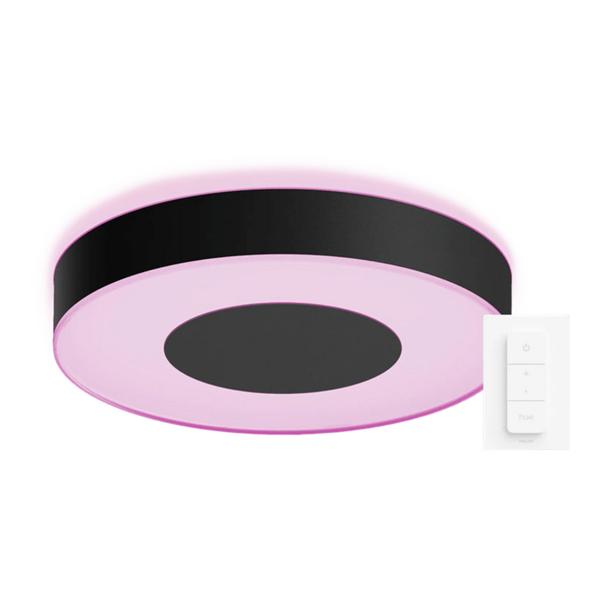 Philips Hue Infuse L LED Deckenleuchte Schwarz/Weiß mit Dimmer und Farbwechsel - Bild 1