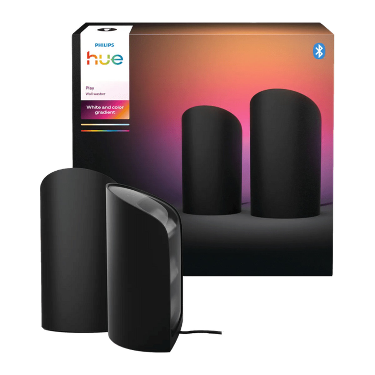 Philips Hue Play Wall Washer LED Strahler Doppelpack Schwarz aus Aluminium - Bild 1