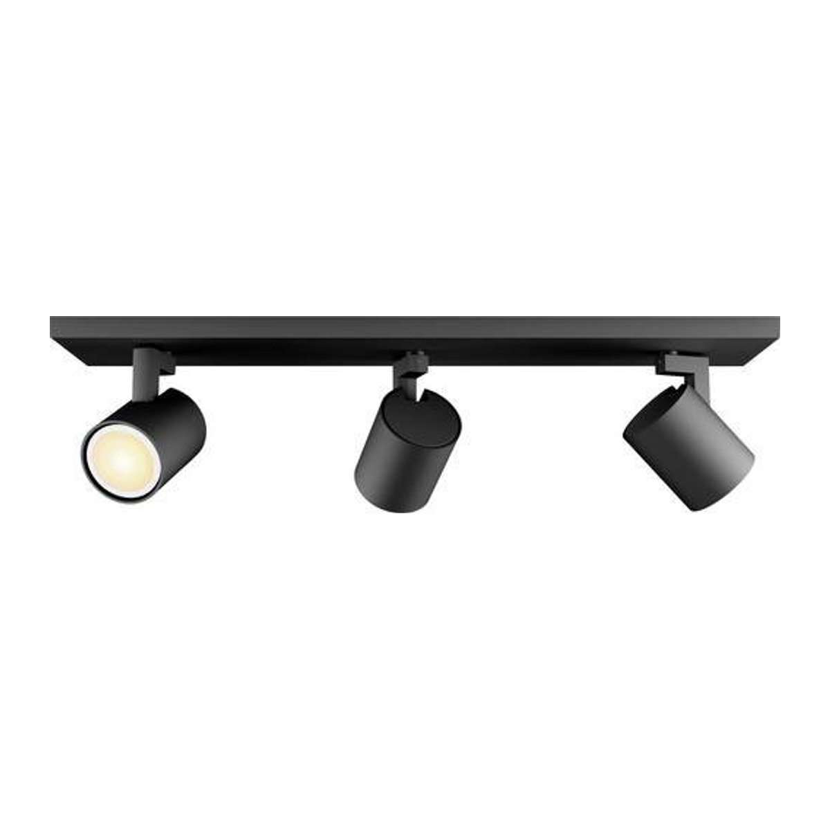 Philips Hue Runner GU10 Smart-Lampe Deckenspot Schwarz 12.6W - Bild 1