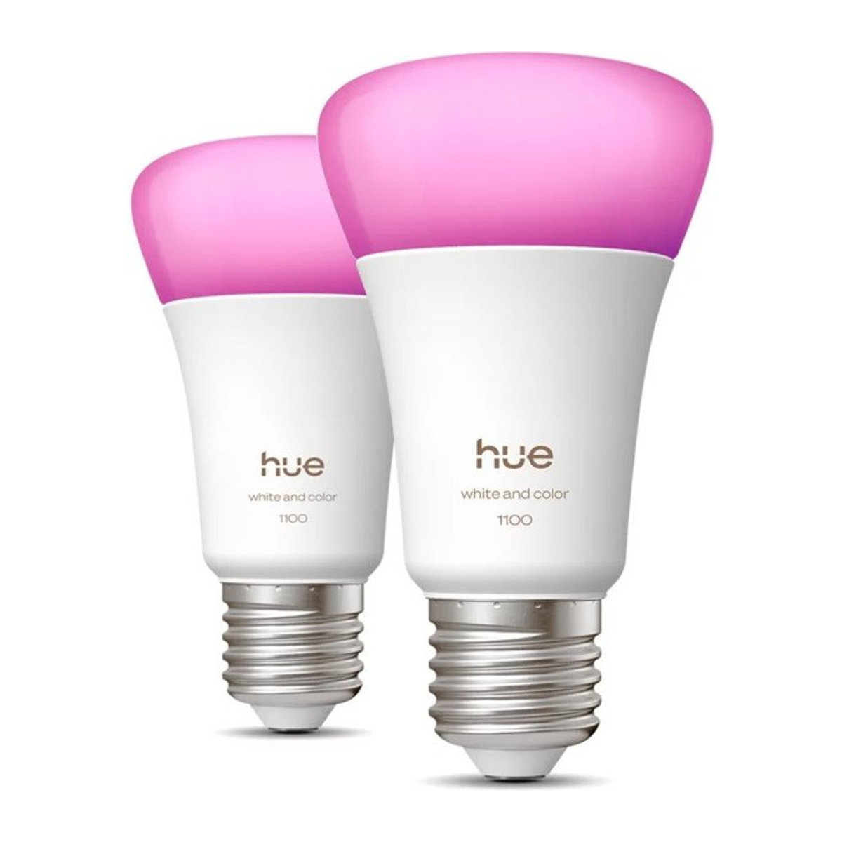 Philips Hue White & Color Ambiance Smart-Lampe E27, 1100 Lumen, Doppelpack, Weiß und Bunt - Bild 3