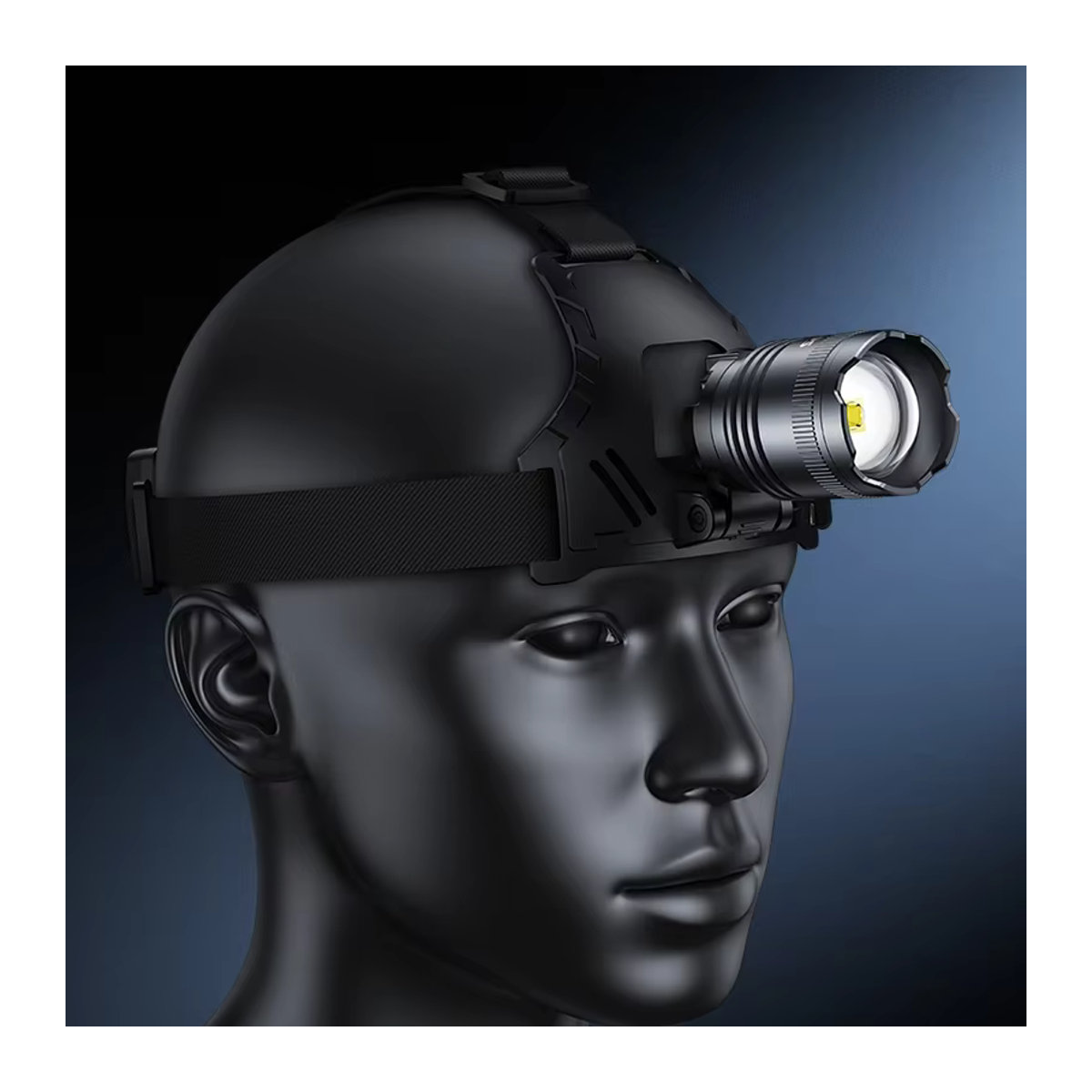 Philips SFL3341 Kopf-Taschenlampe mit 10 W und 3600 mAh Akku, zoombare Stirnlampe für Outdoor, Nachtangeln und Mining - Bild 5