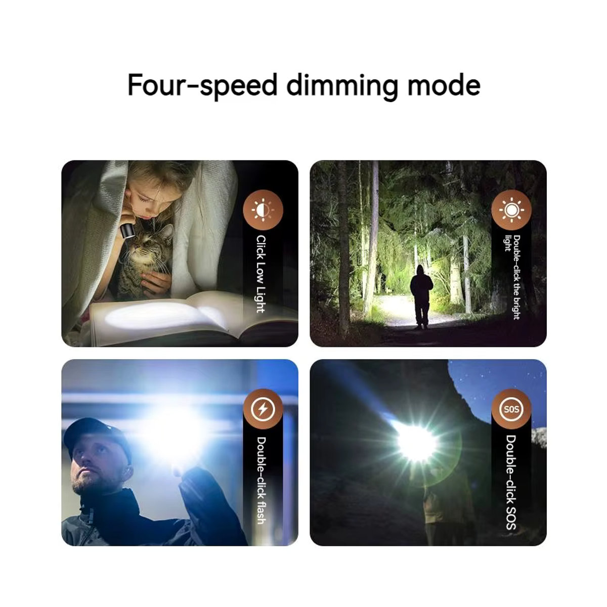 Philips Tragbare EDC-Taschenlampe 2024, Wiederaufladbare LED-Taschenlampe für Camping und Wandern, Minimalistisches Design - Bild 5