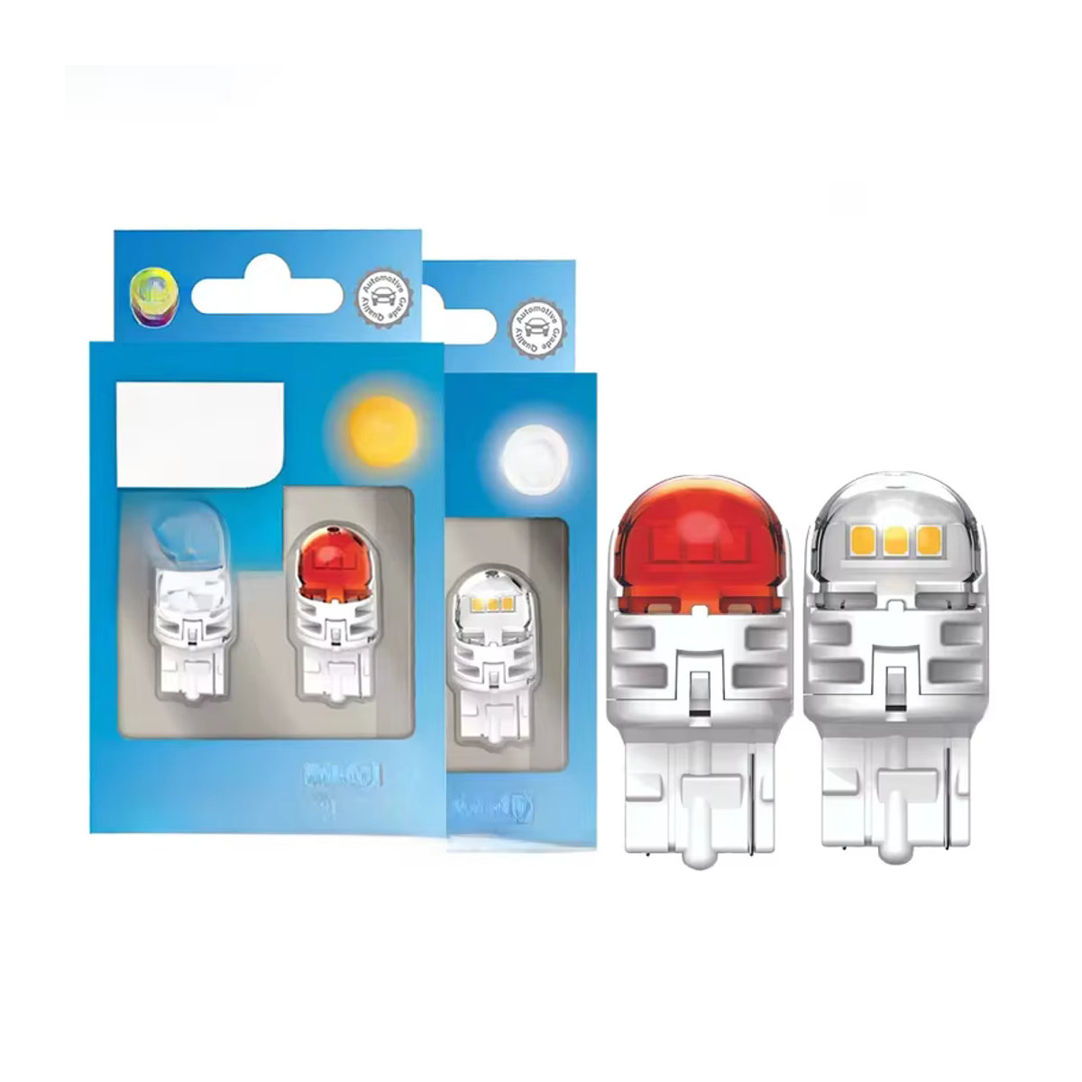 Philips Ultinon Pro6000 LED Autolampe W21W WY21W 7440 T20 Bernstein Weiß für Blinker und Rückwärtslicht, 2er Pack - Bild 1
