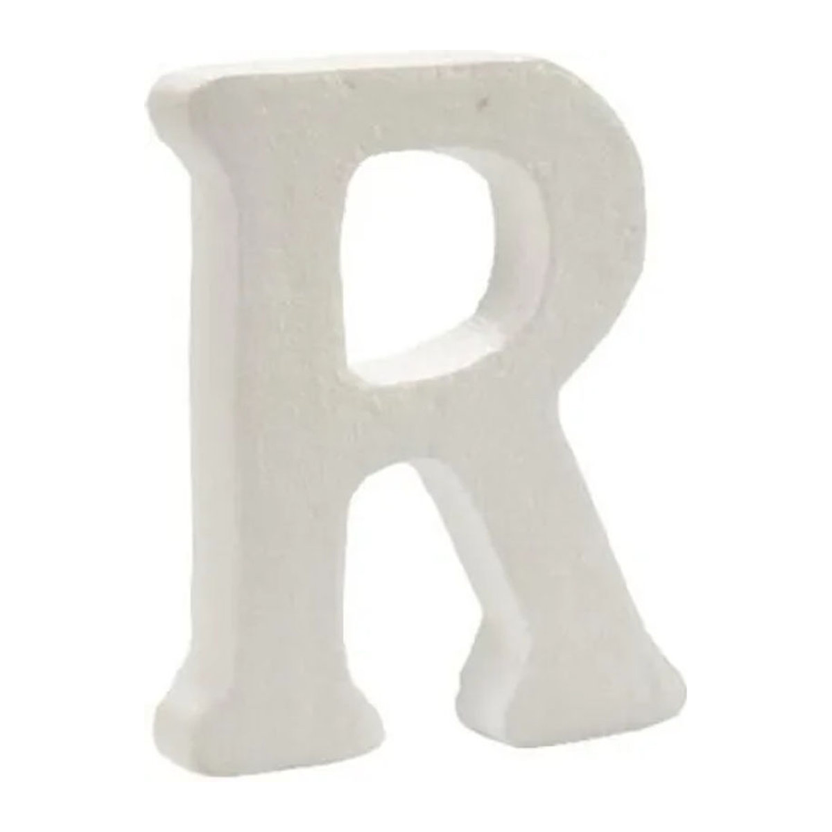 Pincello Dekoration Buchstabe R in Weiß aus Kunststoff, H x B x T: 15 x 12,5 x 2 cm - Bild 1
