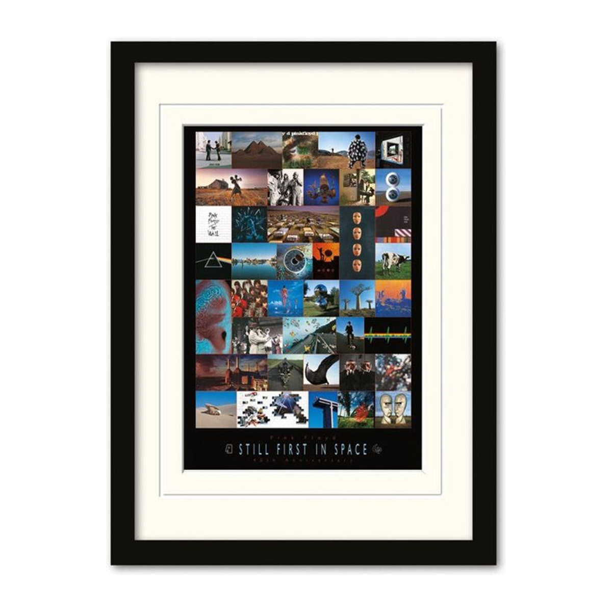 Pink Floyd 40-jähriges Jubiläum Wanddekoration als Acrylglas-Druck in Schwarz und Mehrfarbig, Breite: 40 cm - Bild 1