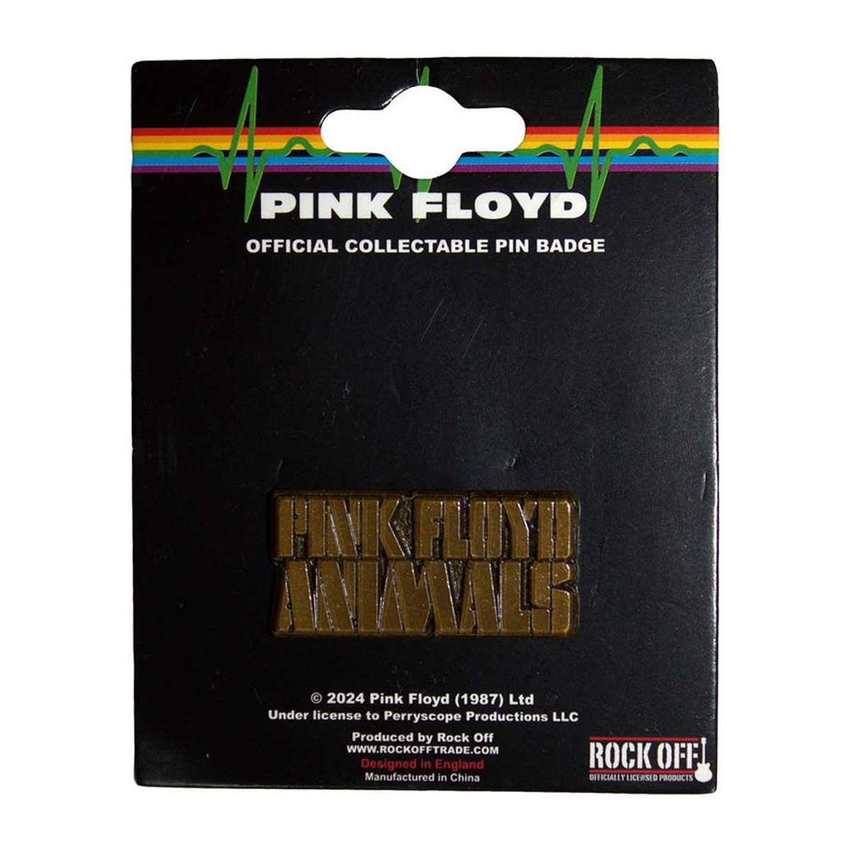 Pink Floyd Animals Metall Wanddekoration in Gold - Bild 2