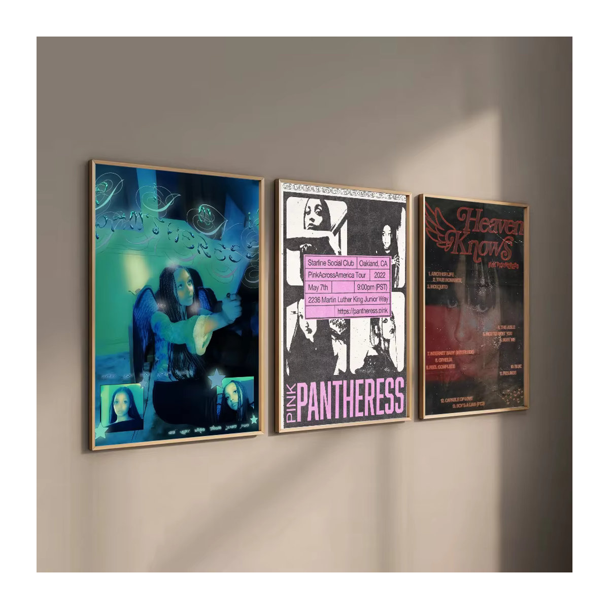 PinkPantheress Sänger Poster Selbstklebender Wandaufkleber aus wasserfestem Papier in Rosa und Mehrfarbig für deine Wanddekoration - Bild 2