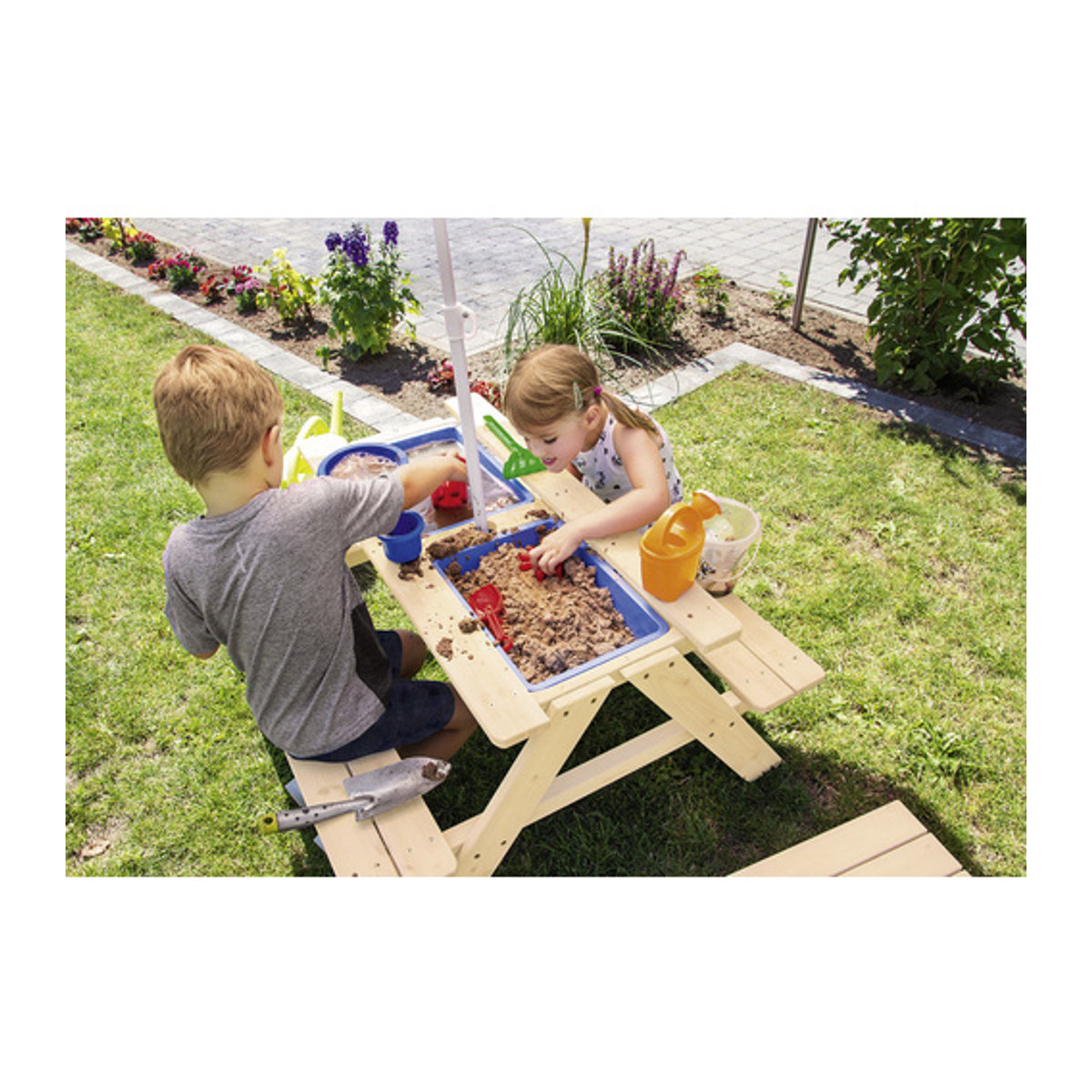 Pinolino Kindersitzgarnitur Nicki für 4 Personen, bunt, H x B x T: 51 x 88 x 89 cm - Bild 2