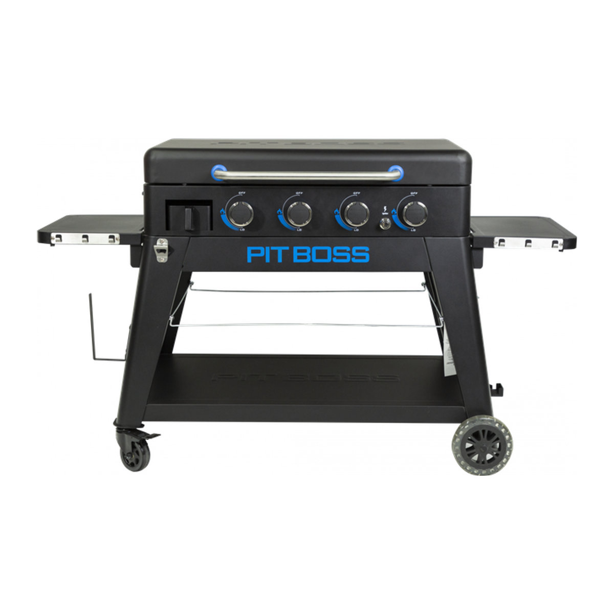 Pit Boss Gasgrill ULTIMATE 4Brenner Planchagrill LiftOff Griddle in Schwarz mit Edelstahl und Keramik - Bild 1