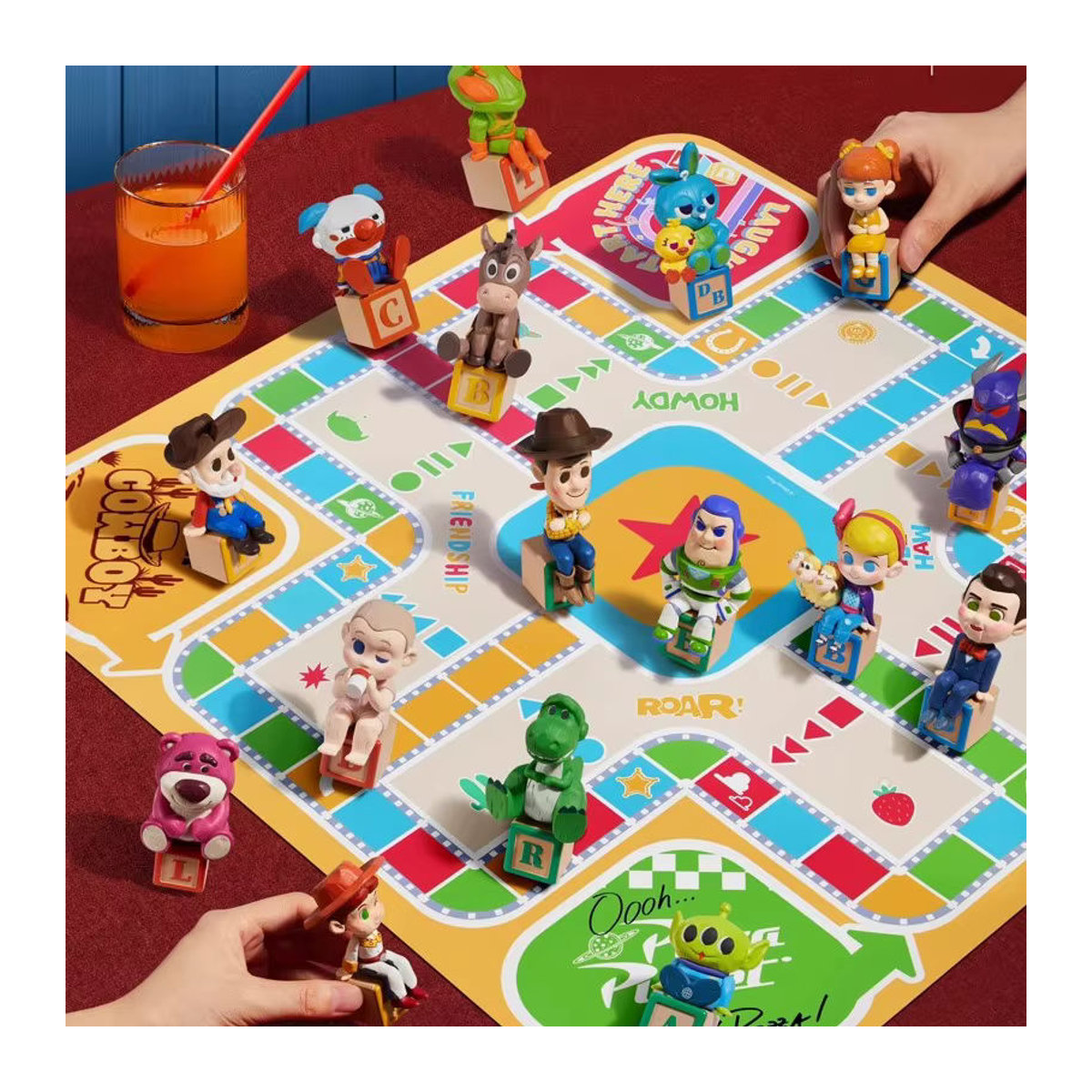 Pixar Toy Story 30th Anniversary Edition Ludo Flying Chess Blind Box Desktop-Dekoration aus Kunststoff, mehrfarbig - Bild 3