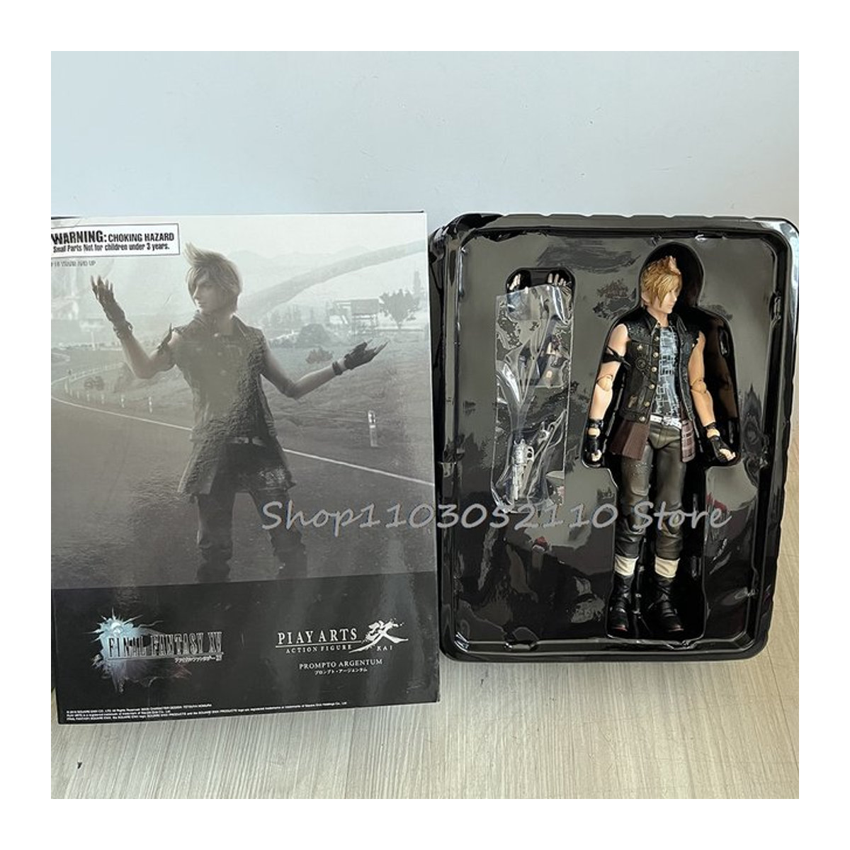 PLAY ARTS Prompto Argentum Actionfigur Anime Modell aus Kunststoff in Mehrfarbig - Bild 1