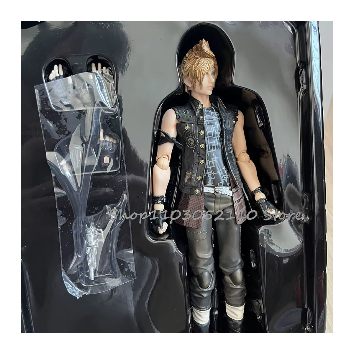 PLAY ARTS Prompto Argentum Actionfigur Anime Modell aus Kunststoff in Mehrfarbig - Bild 4