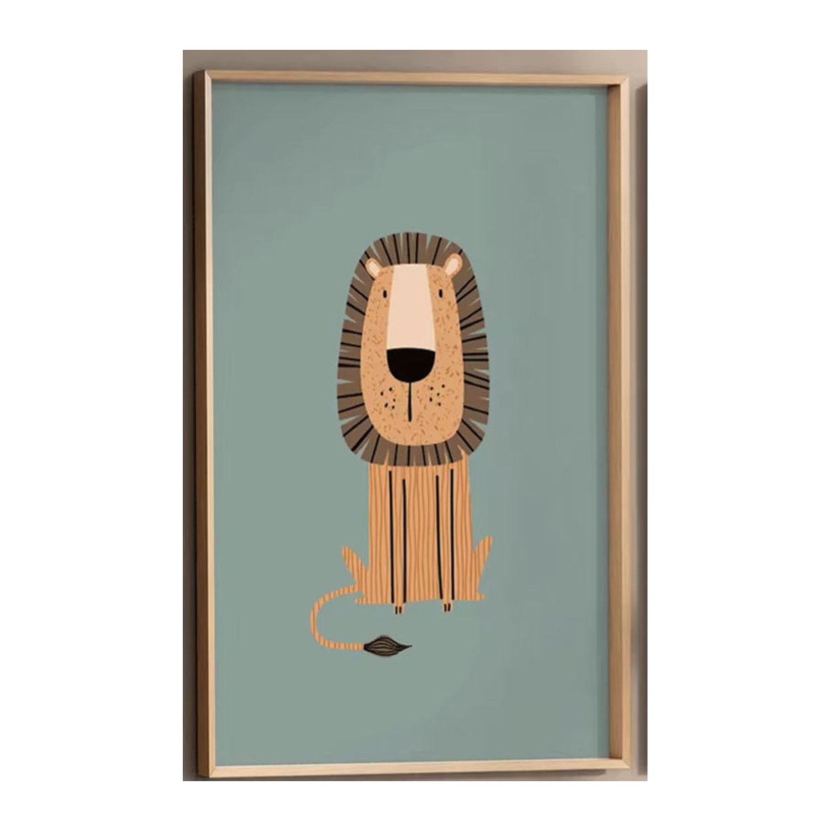 Playroo 3er-Set Safari Wandkunst für das Kinderzimmer mit bunten Dschungeltieren im Bohemian-Stil, mehrfarbig - Bild 4
